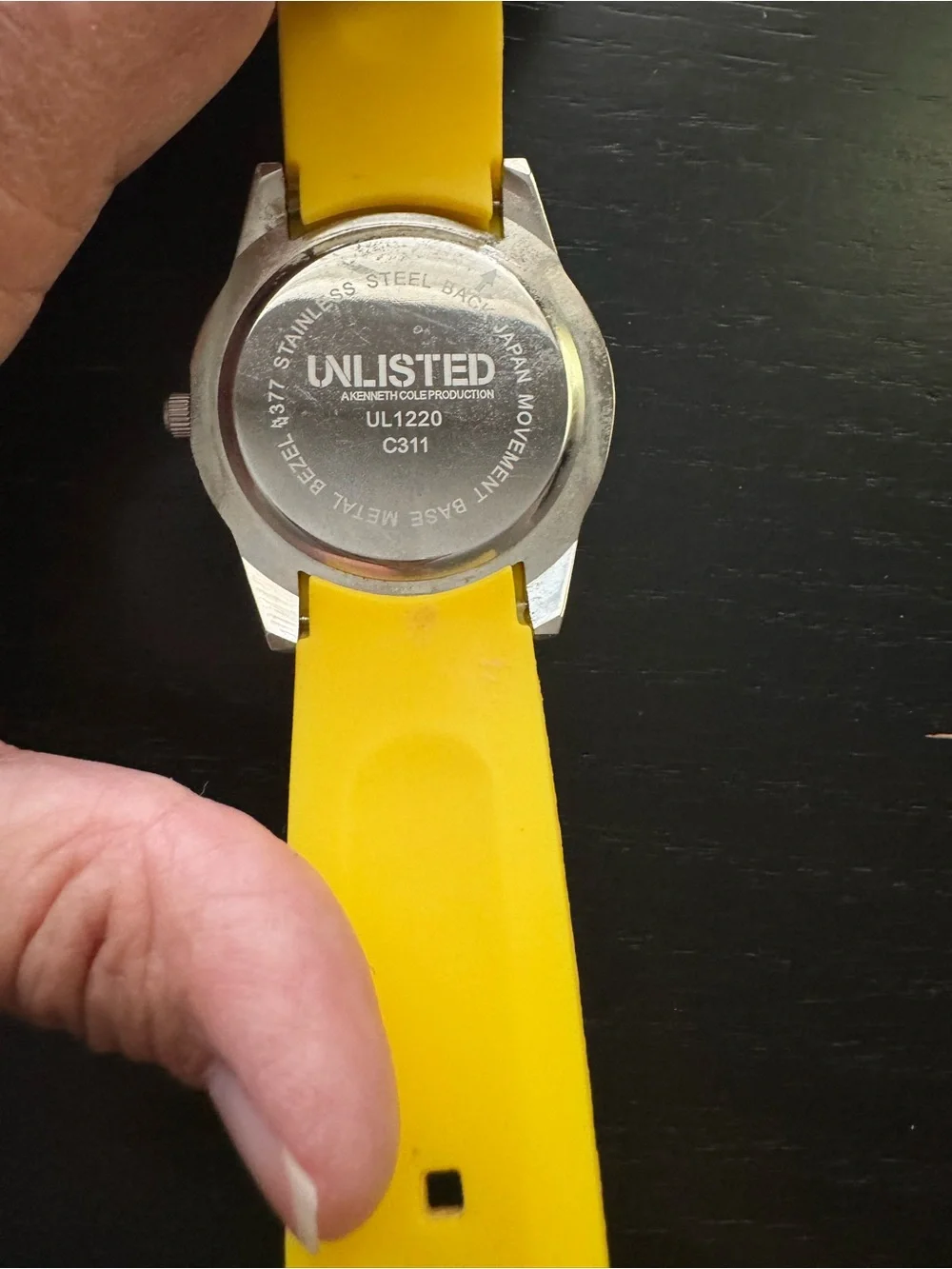 UNISTED Men's Yellow Band Chronographic Watch